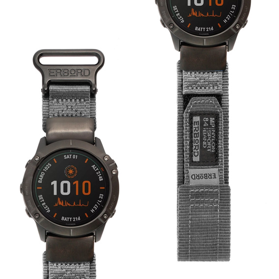 ERBORD MP84 Quickfit найлонова каишка за Garmin Fenix 5X/6X/6X PRO/7X (размер M/L)