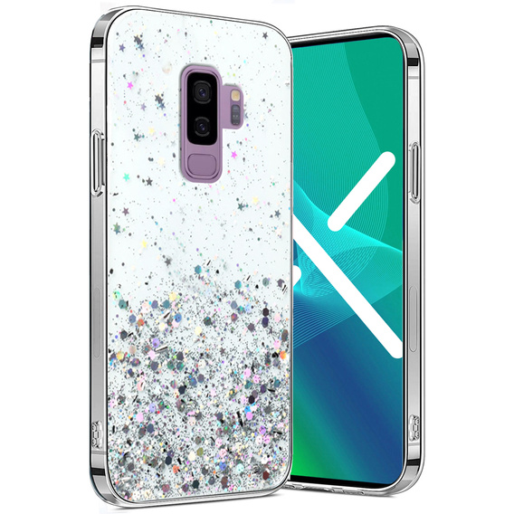 Калъфи за Samsung Galaxy S9+ Plus, Glittery, прозрачен