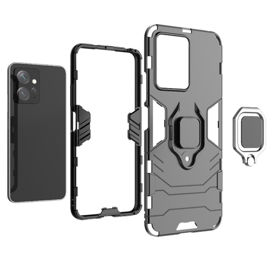 Калъфи за Xiaomi Redmi Note 12 4G, Kickstand Ring, черен