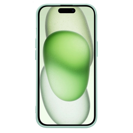 Калъф за iPhone 15, Silicone Lite, син