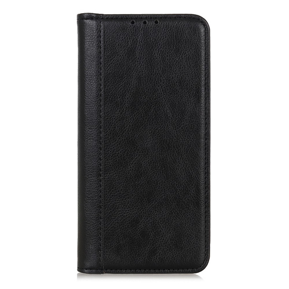 Калъф с капак за Samsung Galaxy S25 Ultra, Split Leather, черен