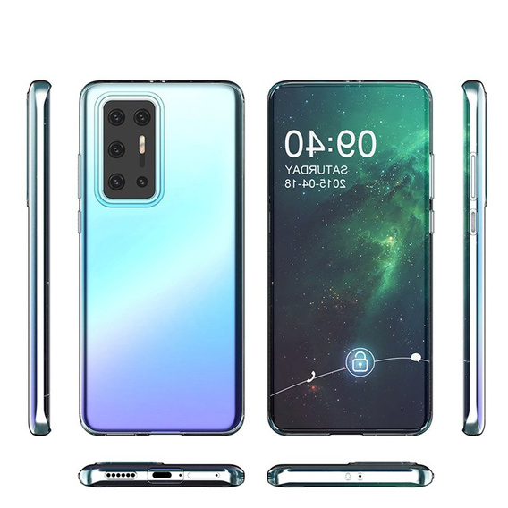 тънък калъф за Huawei P40 Pro, Slim, прозрачен