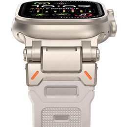 ERBORD ProTech каишка за Apple Watch 1/2/3/4/5/6/7/8/9/SE/Ultra/Ultra 2 42/44/45/49MM, бял