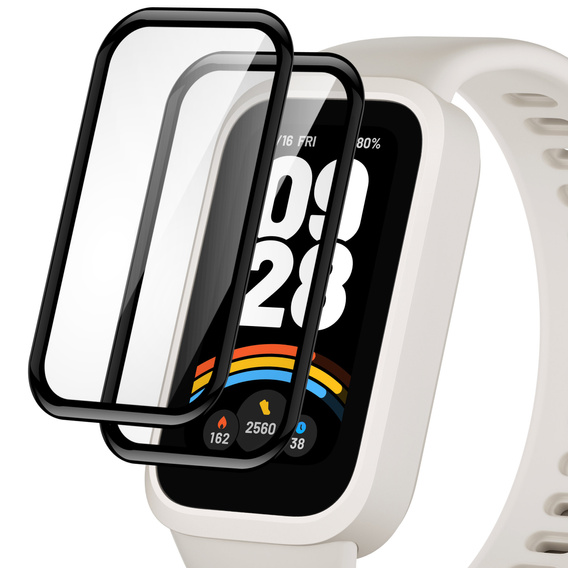 2x ERBORD хибридно стъкло за Xiaomi Smart Band 9 Active