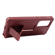 Брониран калъф за Samsung Galaxy S22 Ultra, Dexnor Full Body, червен