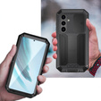 Брониран калъф за Samsung Galaxy S25+ Plus, R-JUST, черен