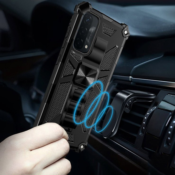 Калъфи за Oppo A54 5G/A74 5G/A93 5G, Armor Kickstand, черен