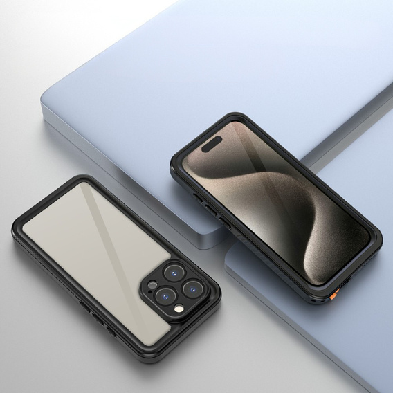 Калъфи IP68 водоустойчив за iPhone 16 Pro Max, черен