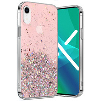 Калъфи за iPhone XR, Glittery, розов