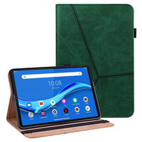 Калъфът за Lenovo Tab M10 Plus TB-X606F, Classic, с поставка за стилус, зелен