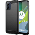 Калъфът за Motorola Moto E13, Carbon, черен