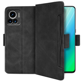 Калъф с капак за Motorola Edge 30 Ultra 5G, Card Slot, черен