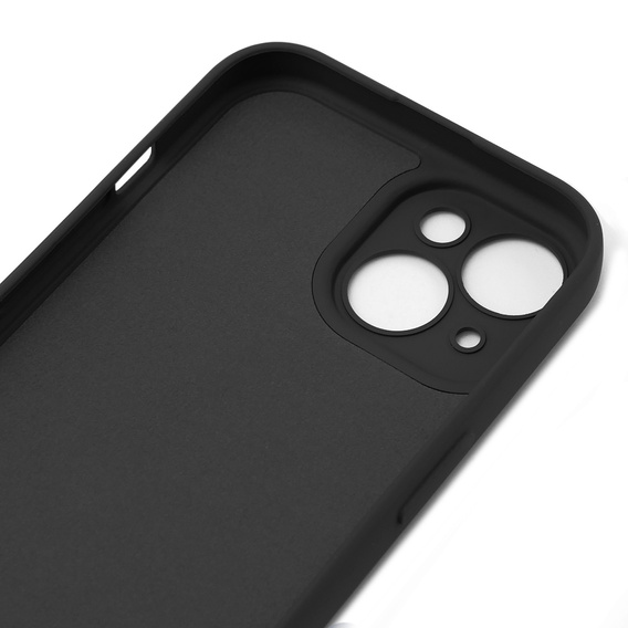 Калъф за iPhone 15, Silicone Lite, черен