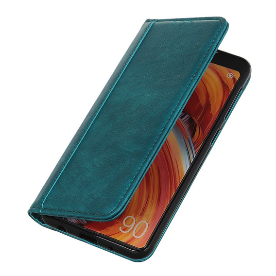 Калъфи за Xiaomi 14T Pro, Wallet Litchi Leather, зелен