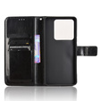 Калъф с капак за Xiaomi Poco M7 Pro 5G, Crazy Horse Wallet, черен
