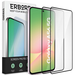 2x Закалено стъкло ERBORD 3D за Samsung Galaxy A56 5G на цял екран
