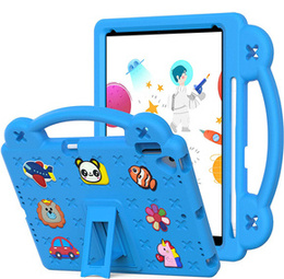 Детският калъф за iPad 10.2" 2021/2020/2019 (9/8/7 gen.) / Air 10.5" 2019 (3 gen.), Cute Patterns, със стойка, син