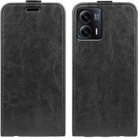 Калъф с капак за Motorola Moto G73 5G, Flip, черен