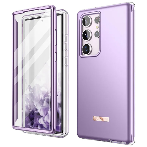 Калъфи за Samsung Galaxy S23 Ultra, Suritch Full Body, лилав