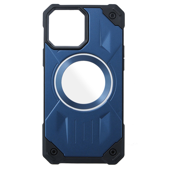 Калъф за iPhone 14 Pro, Heavy Duty, за MagSafe, тъмносин