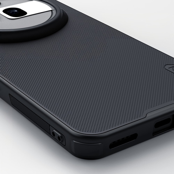 Калъфът NILLKIN за Nothing Phone 3A Pro, Frosted Shield, за MagSafe, черен