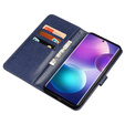 Калъф с капак за Infinix Zero Ultra, Wallet IDEWEI, тъмносин