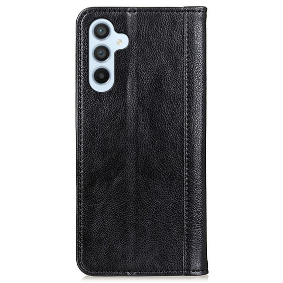 Калъфи за Samsung Galaxy S24, Wallet Litchi Leather, черен