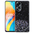 Калъфи за Oppo A58 4G, Glittery, черен