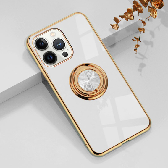 Калъфи за iPhone 13 Pro, Electro Ring, бял