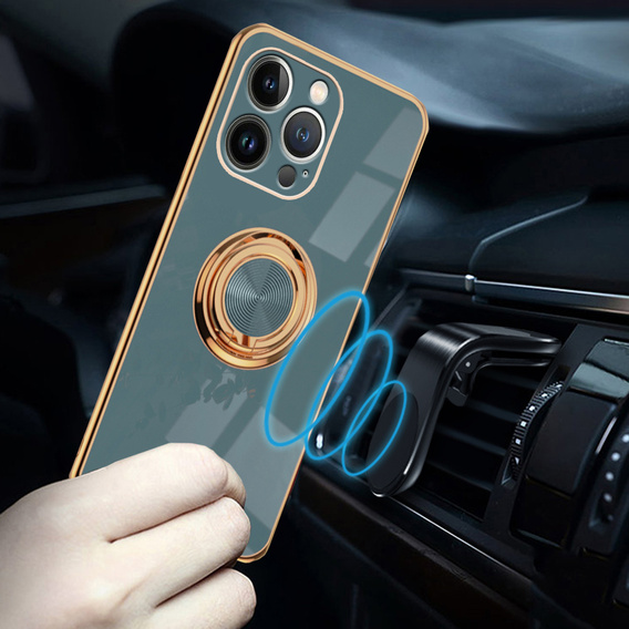 Калъфи за iPhone 14 Pro, Electro Ring, сив
