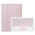 Калъф + клавиатура Lenovo Tab P11 Gen 2, Pen Slot TouchPad, розов rose gold
