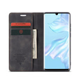 CASEME калъф за Huawei P30 Pro, Leather Wallet Case, черен