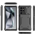 Калъф за Samsung Galaxy S24 Ultra, ERBORD Rugged MagSafe Case, черен (две рамки)