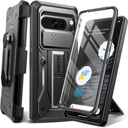 Калъф за Google Pixel 8 Pro, Tongate MECH Series Clip, черен