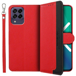 Калъф с капак за Samsung Galaxy M53 5G, KHAZNEH RFID, син
