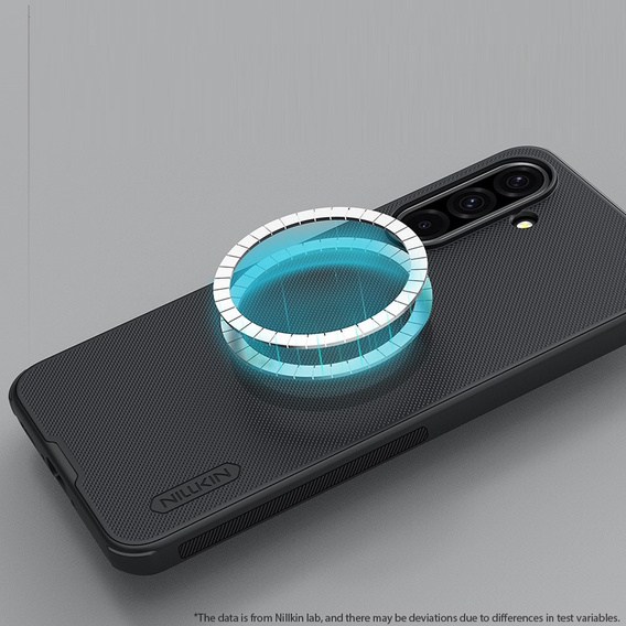 Калъфът NILLKIN за Samsung Galaxy A36 5G, Frosted Shield, за MagSafe, черен