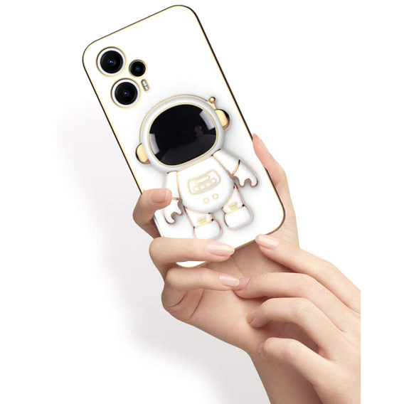 Калъфи за Xiaomi Poco F5, Astronaut, бял