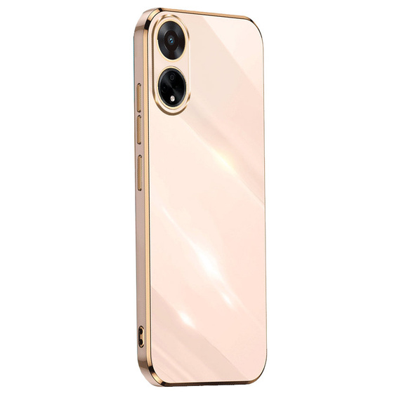 Калъф за Oppo A98 5G, Glamour CamShield, розов rose gold