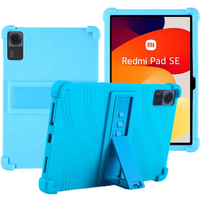 Силиконов Калъф за Xiaomi Redmi Pad SE 11", Impact, брониран, син