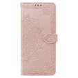 Калъф с капак за Oppo A38 4G / Oppo A18 4G, Mandala, розов rose gold