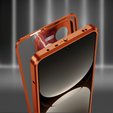 Калъф за Realme GT 7 Pro, Frame Case, оранжев