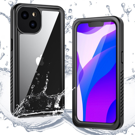 Калъфи IP68 водоустойчив за iPhone 13, черен