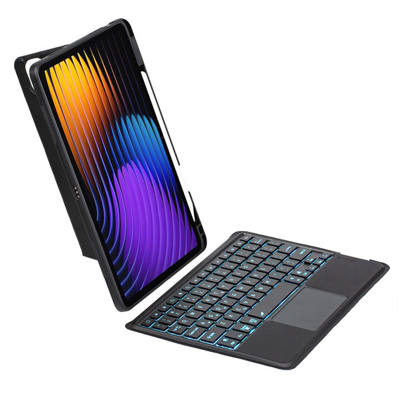 Чохол клавіатура для Xiaomi Pad 7 / 7 Pro, Keyboard Touchpad, чорний