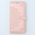 Калъф с капак за Xiaomi 13T / 13T Pro, Mandala, розов rose gold