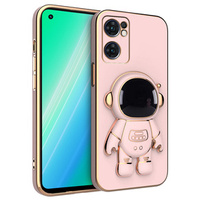 Калъфи за Oppo Reno 7 5G, Astronaut, розов