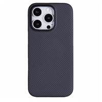 Калъф за iPhone 16 Pro, Aramid Fiber Cover, черен