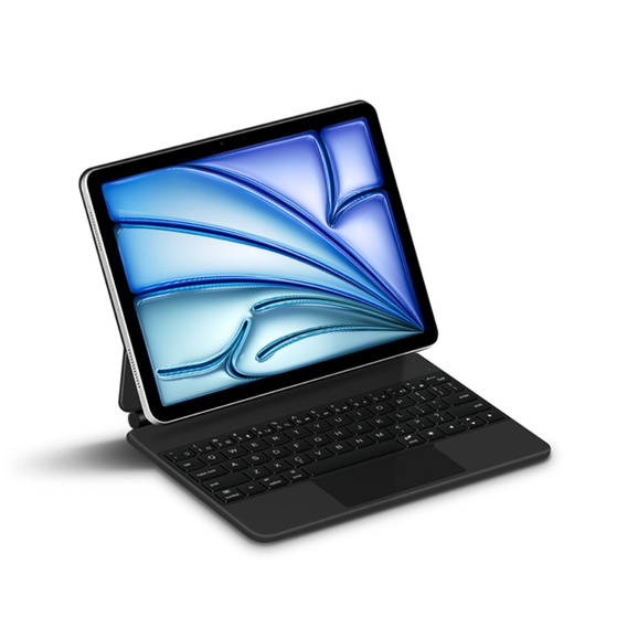Калъф за клавиатура за iPad Air 13" 2024, Magnetic Keyboard Touchpad, черен