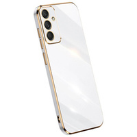 Калъф за Samsung Galaxy M55 5G, Glamour CamShield, бял