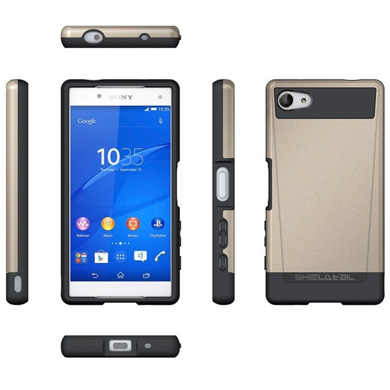 Калъф Dual Shell Case за Sony Xperia Z5 Compact – златист