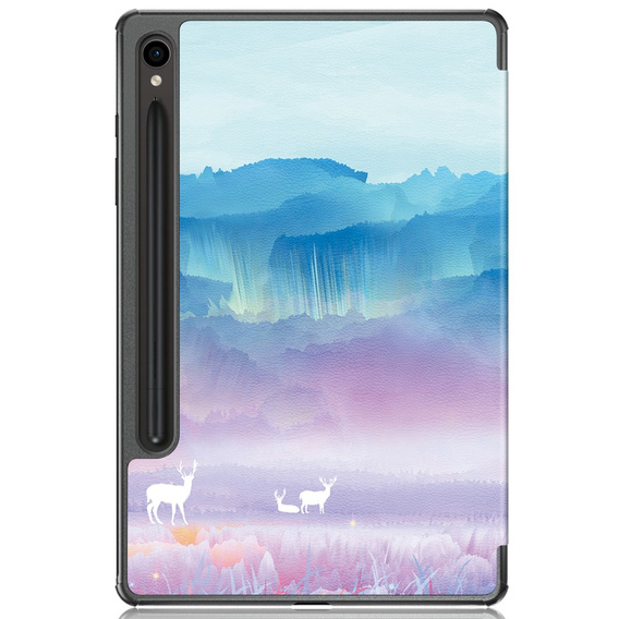 Калъфи за Samsung Galaxy Tab S9, Smartcase Hybrid Pen Slot, deer fantasy